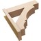 Ekena Millwork 8-in W x 30-in D x 30-in H Balboa Block Rough Cedar Woodgrain TimberThane Outlooker, Primed Tan OUTUR080X30X30BOA44RCPR - alternate 6